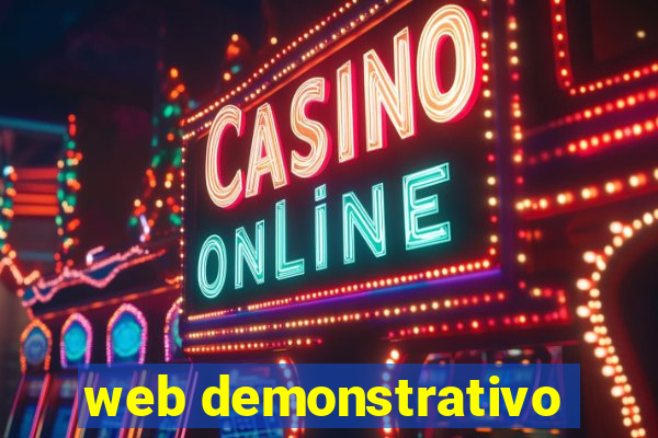 web demonstrativo